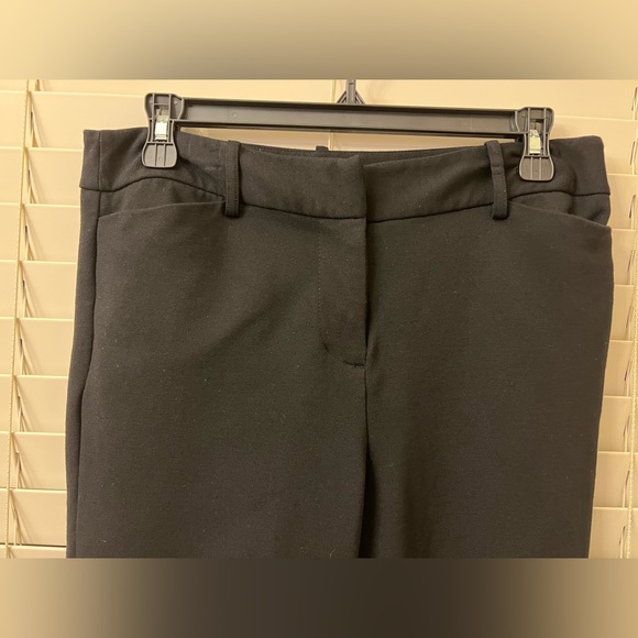 Liz Claiborne Black Cropped Dress Pants Size 6 Petite - 6P - Picture 3 of 8